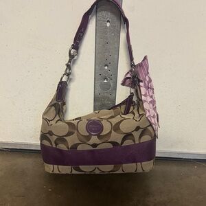 Purple Coach Purse